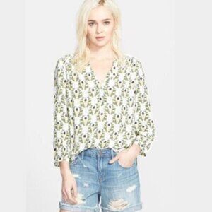HINGE Pineapple blouse